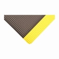 thumbnail image 1 of Antifatigue Mat, 3 ft. L x 2 ft. W, 1" Thickness, Vinyl, Bubble Top, Black/Yellow 982S0023YB, 1 of 1