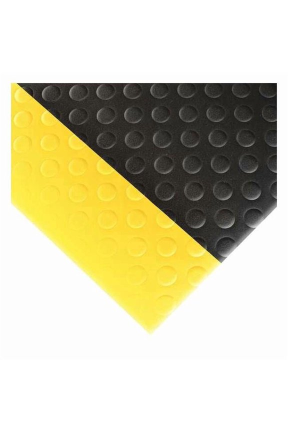 Antifatigue Runner,Black,YllwBrdr,3x60ft 417R0036BY