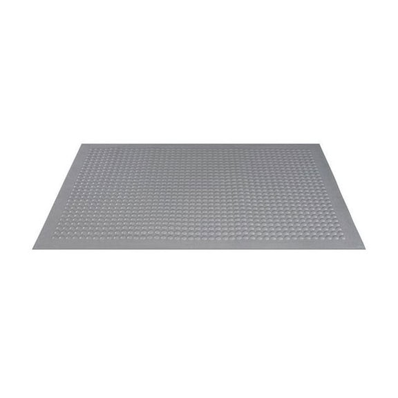 Notrax Autoclavable Bubble 448 - Floor mat for manufacturing industry, assembly station, warehouse, workstation - square - 24.02 in x 35.98 in - bubble - gray