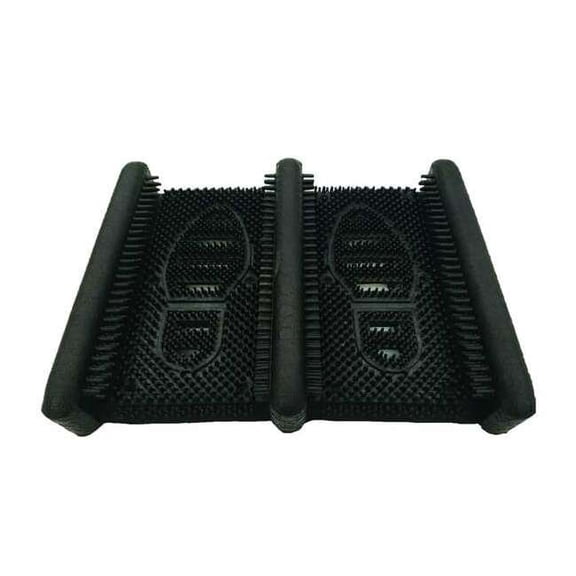 Notrax Boot Brush, Black, 12 in W, 15 in L, Nylon 352S1215BL