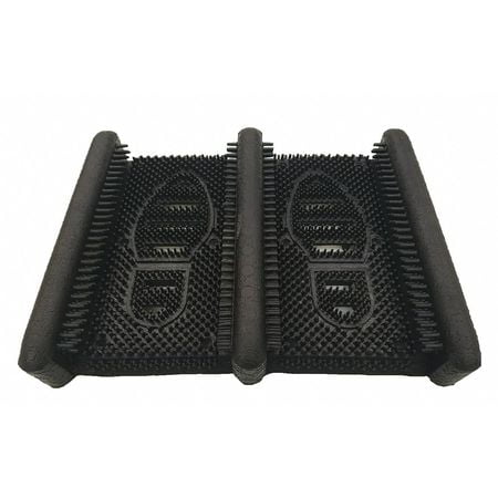 NOTRAX 352S1215BL Boot Brush with Scraper,Black