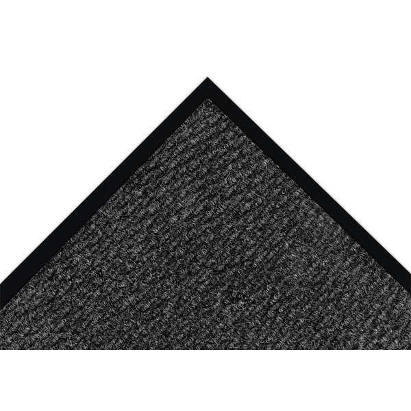 Charcoal Polypropylene and Vinyl 3' x 4' Entrance Mat