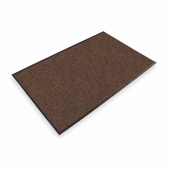 Notrax Carpeted Entrance Mat,Dark Brown,4ftx6ft 130S0046DB