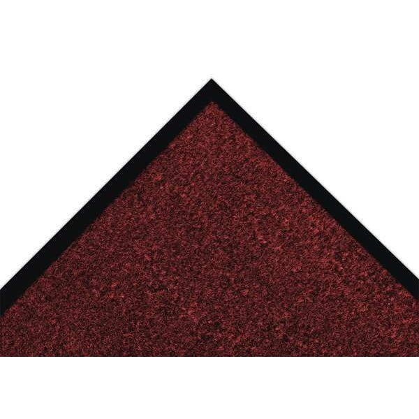 Red and Black Vinyl Backed Entrance Mat 4 x 6 ft