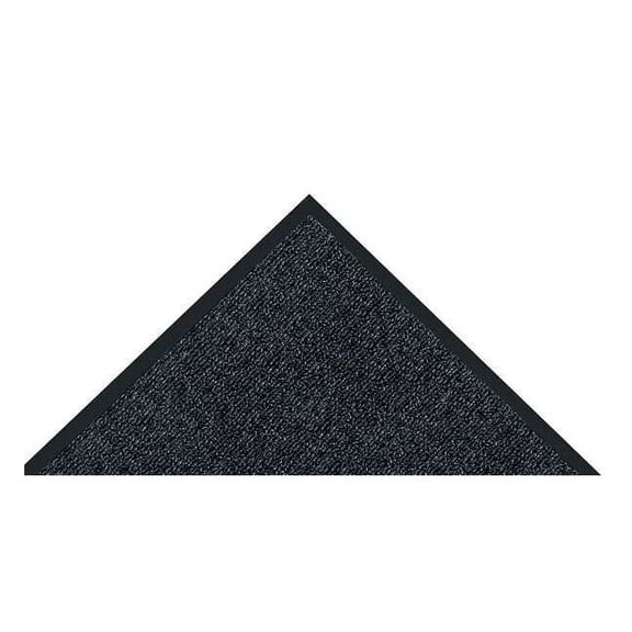 Entrance Mat, Polypropylene, 3/8 in Thick, Black, 3 ft W x 10 ft L 231S0310BL