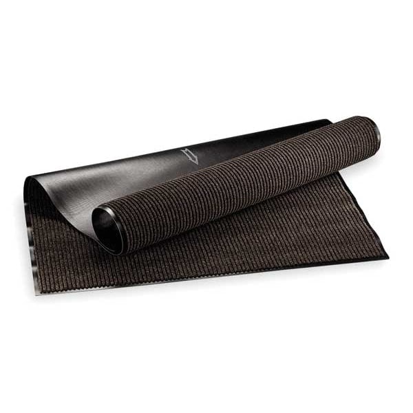 Heritage Rib 3'x10' Brown Polypropylene Entrance Mat