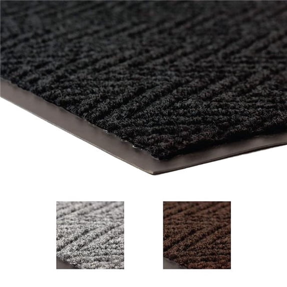 Notrax Carpeted Runner,Charcoal,4ft. x 8ft. 118S0048CH