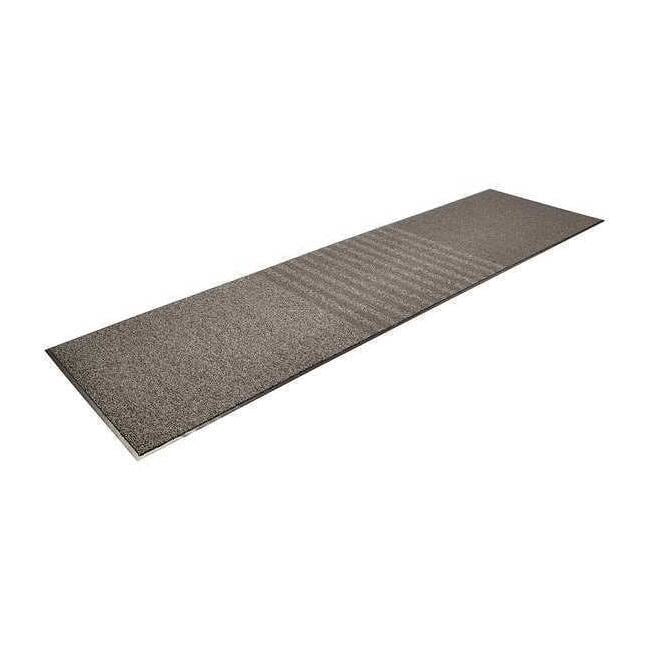 Entrance Runner, Polypropylene, 3/8 in Thick, Gray, 3 ft W x 12 ft L ...