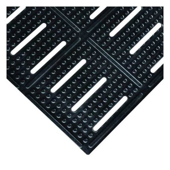 Notrax Drainage Mat,Black,2 ft.x3 ft. 755S0023BL