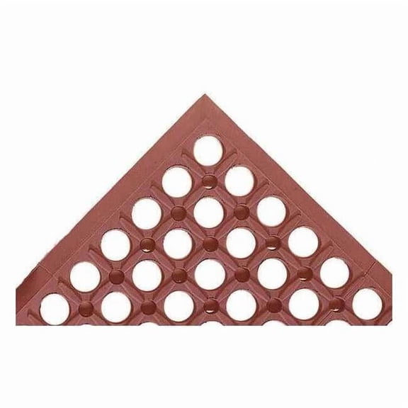 Notrax Antifatigue Mat, Rubber, Grit, 3 ft W x 5 ft L, Red 6LUL5