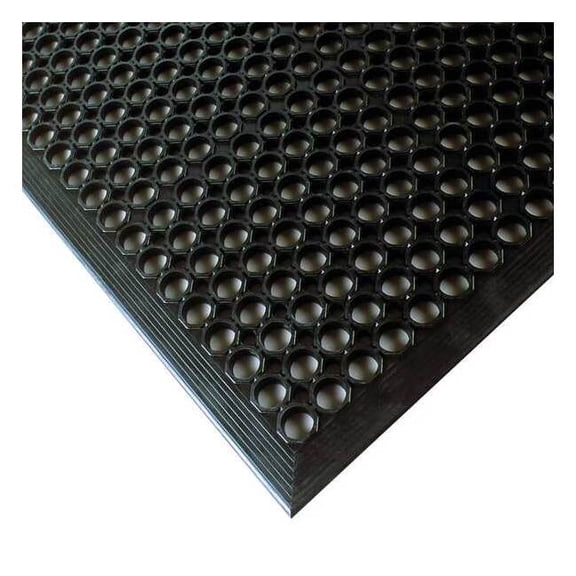 Notrax Drainage Runner,Black,3 ft.x10 ft. 562S0310BL
