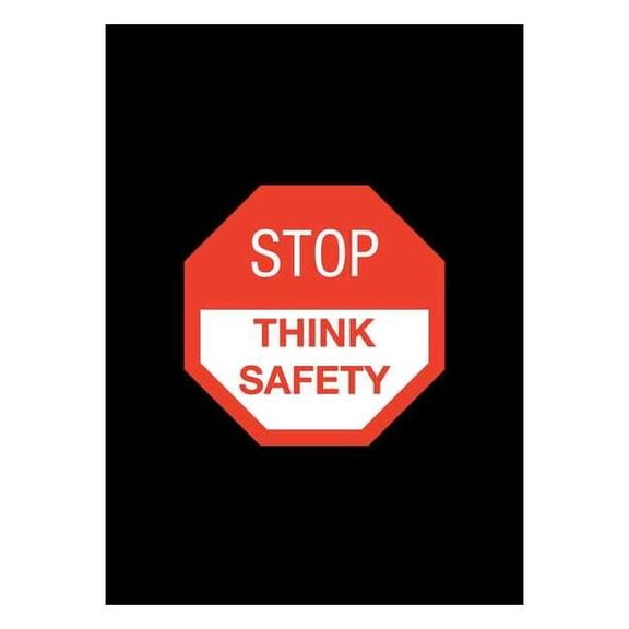 Notrax Entrance Mat, Nylon, 3/8 in Thick, Black, 3 ft W x 5 ft L 194STS35BL