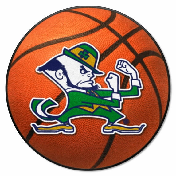 Notre Dame Basketball Mat 27" diameter