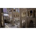 Notre Dame Cathedral 2024 Inside GLOSSY POSTER PICTURE PHOTO PRINT