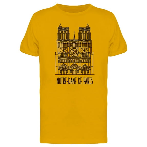 Notre-Dame De Paris Landmark Tee Men's -Image by Shutterstock