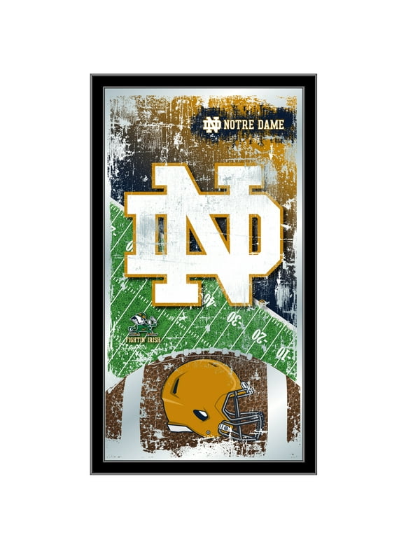 Notre Dame Fighting Irish 15" x 26" Football Mirror