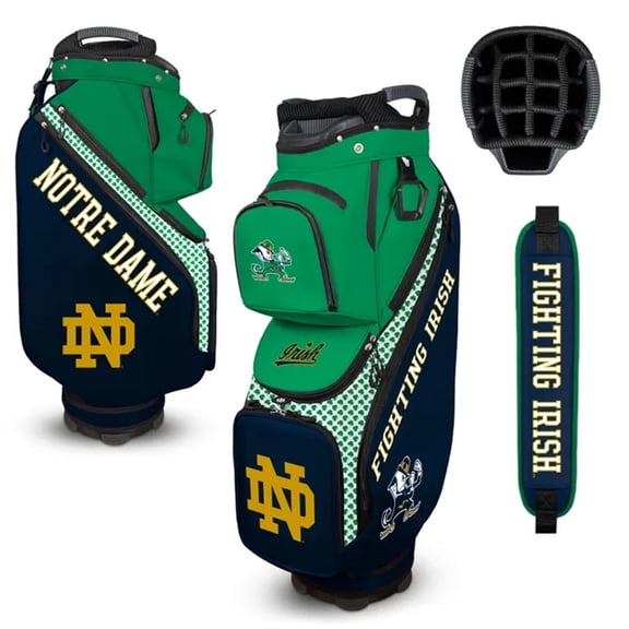 NEW Team Effort Golf Clubhouse Cooler Cart Bag - NCAA Notre Dame Fighting Irish