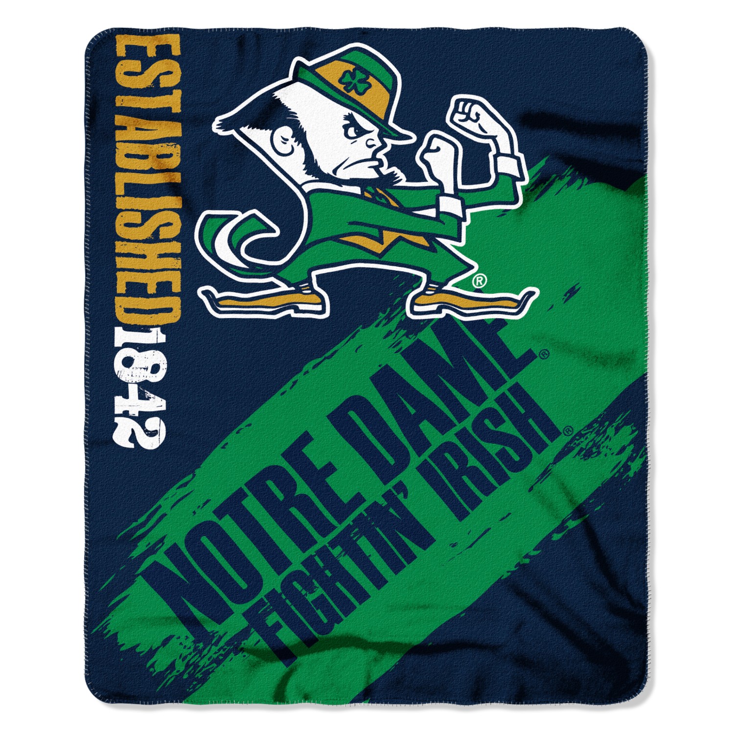 Notre Dame Fighting Irish NCAA Northwest Fleece Throw - image 1 of 2