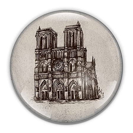 Notre Dame Paperweight in Gift Box, 3 Inch Crystal Dome, Perfect for House Warming Gift