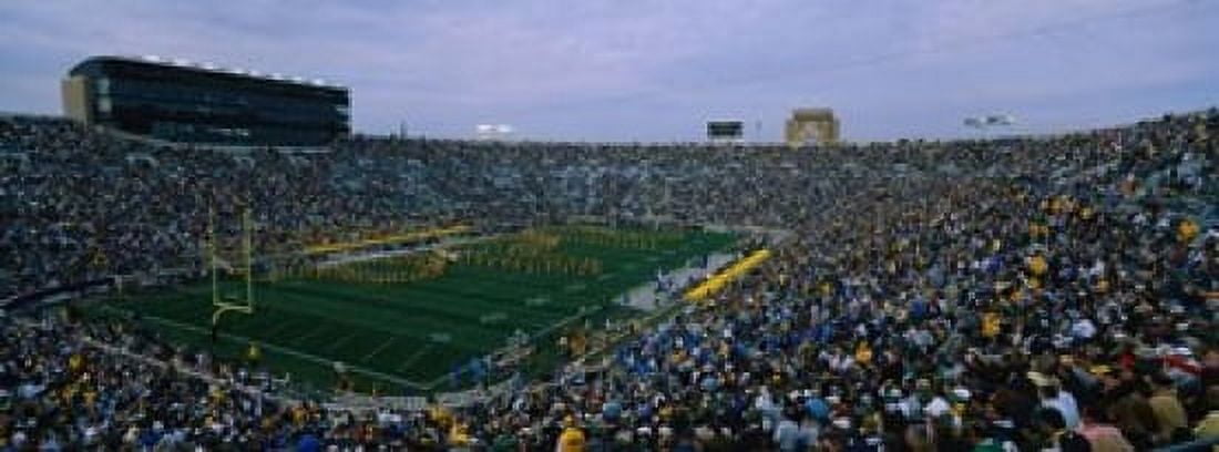 Notre Dame Stadium South Bend Indiana Canvas Art - Panoramic Images (33 x 12)