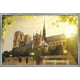 thumbnail image 1 of Notre Dame Wall Poster, 22.375" x 34", Framed, 1 of 2