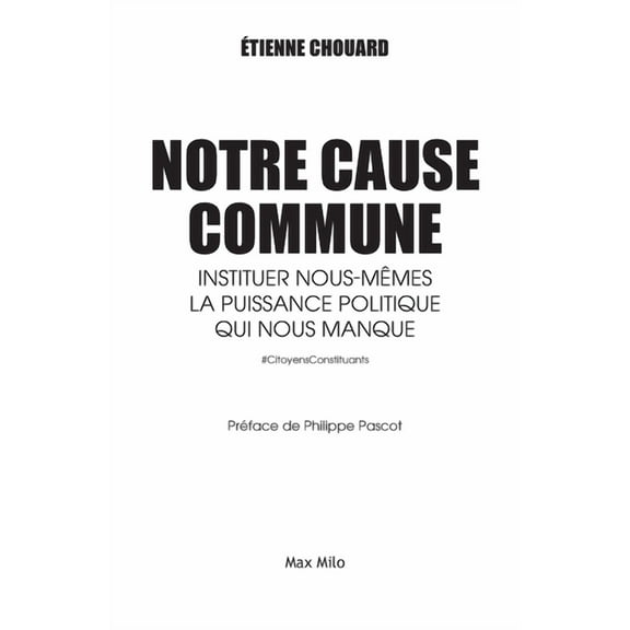 Notre cause commune, (Paperback)