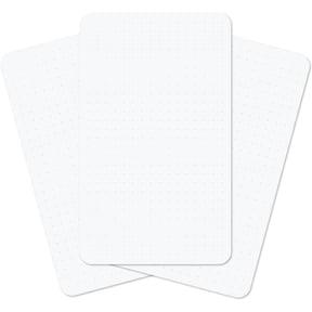Notsu Dotted Index Cards 3x5 inch (Pack of 50) | Bullet Dot Grid Vertical Index Note Cards with Rounded Corners, Thick Paper Stock 350 gsm
