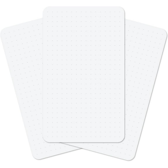 Notsu Dotted Index Cards 3x5 inch (Pack of 50) | Bullet Dot Grid Vertical Index Note Cards with Rounded Corners, Thick Paper Stock 350 gsm