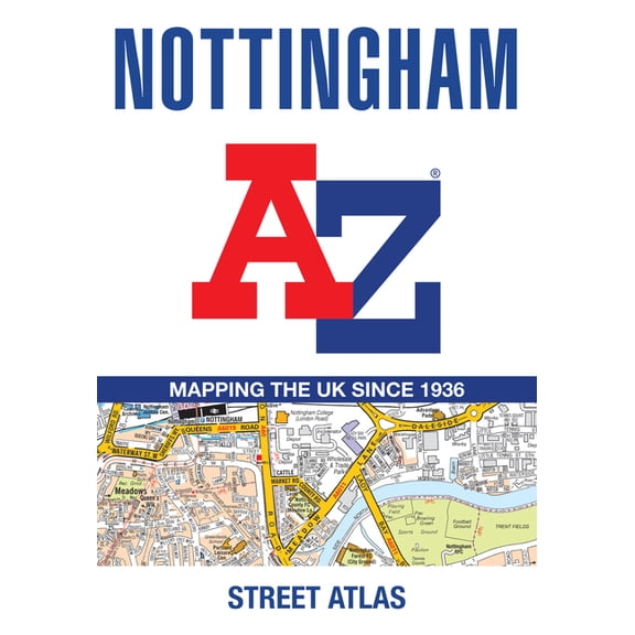 Nottingham A-Z Street ATL PB, (Paperback)