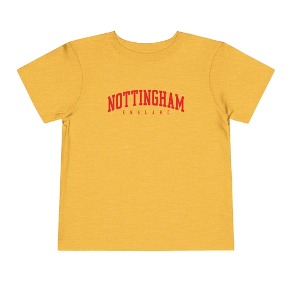 Nottingham England UK Toddler Shirt Gifts Boy Girl Size 2T-5T