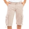 thumbnail image 1 of Notus Men's 100% Cotton Twill Cargo Shorts - Six Pockets, Comfortable & Durable Summer Wear Grain 36, 1 of 7