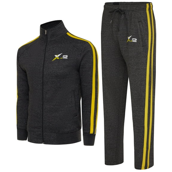 Notus Men’s Tracksuits Sweatsuits for Men Track Suits Set 2 Piece Fleece Athletic Jogging Sweatpants Sweat Suits 2 Piece Outfits Jogger Set sweatsuits 2-piece set Charcoal M