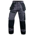 thumbnail image 1 of Notus Men's Work Safety Pants Cordura Knee Reinforced Casual Tactical Trousers Utility Tools Holster Pockets S1 Gray 30-30, 1 of 6