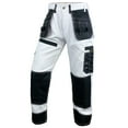 thumbnail image 1 of Notus Men's Work Safety Pants Cordura Knee Reinforced Casual Tactical Trousers Utility Tools Holster Pockets S1 White 36-32, 1 of 6