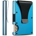 thumbnail image 1 of Notus Metal Wallet for Men Aluminum Credit Card Holde Minimalist Slim Wallet RFID Blocking Card Holder Money Clip Smart Wallet Turquoise, 1 of 7