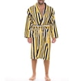 thumbnail image 1 of Notus Shawl Collar Bathrobe for Men Soft Spa Nightgowns 100% Cotton Terry robes for Women - Towel Bathrobe Unisex Terry Cloth Bathrobe, Soft Shower Spa Robe Multi Mustard S, 1 of 7