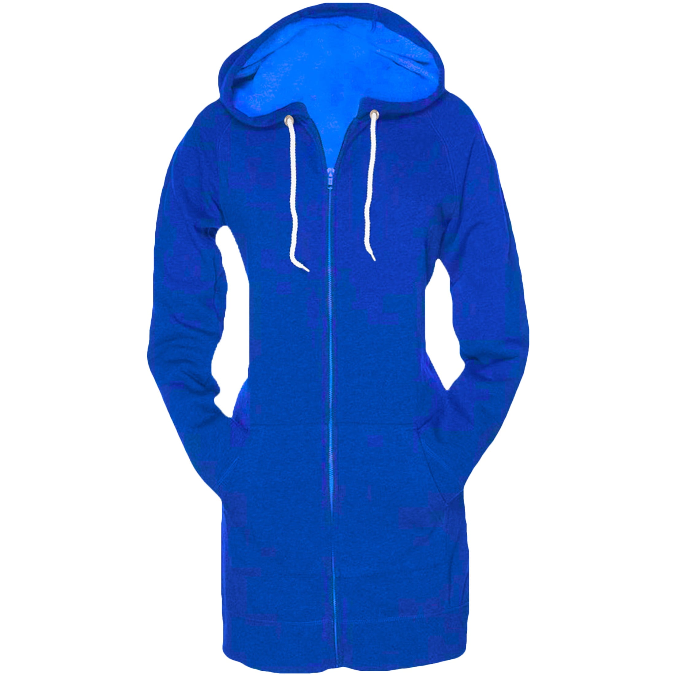 Red Swift Turquoise Full Zip Hoodie for Women