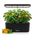 thumbnail image 1 of Nouri Hydroponics Growing System, 7 pod Smart Indoor Herb Garden Kit with LED Grow Lights, Hydroponic Herb Garden Indoor with Basil Seeds Included, 1 of 9