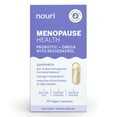 Nouri Menopause Health Probiotic with Omega and Resveratrol Vegan