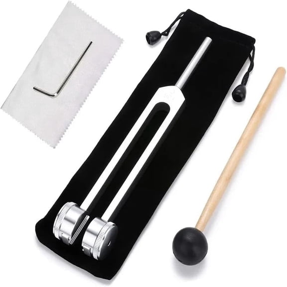 Nourial 128 Hz Tuning Fork for Sound Therapy & Pain Relief, Body Tuner Instrument