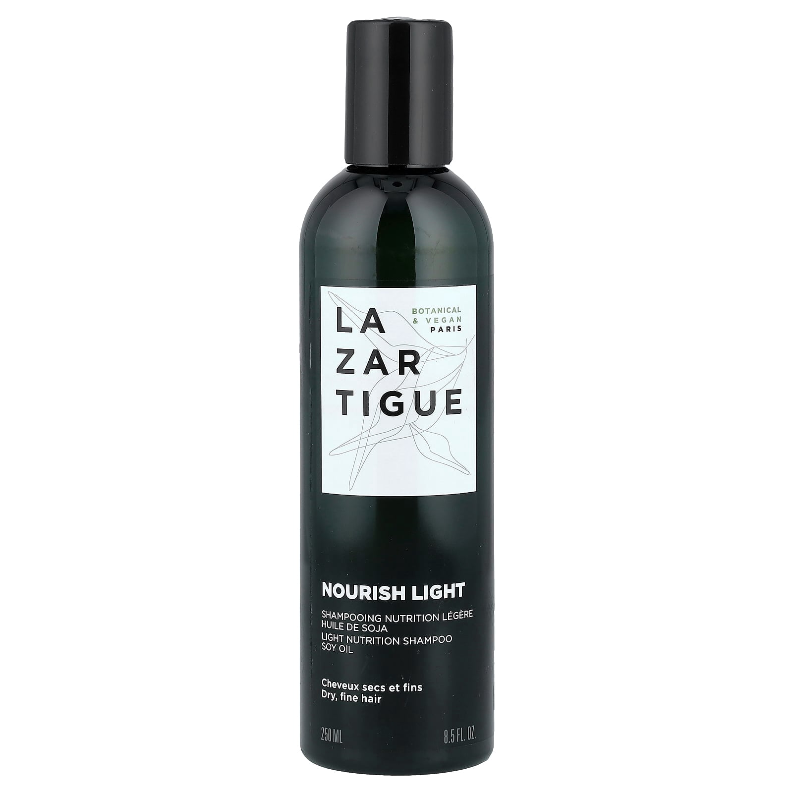 Lazartigue Nourish Light, Nutrition Shampoo, Dry, Fine Hair, 8.5 fl oz (250 ml)