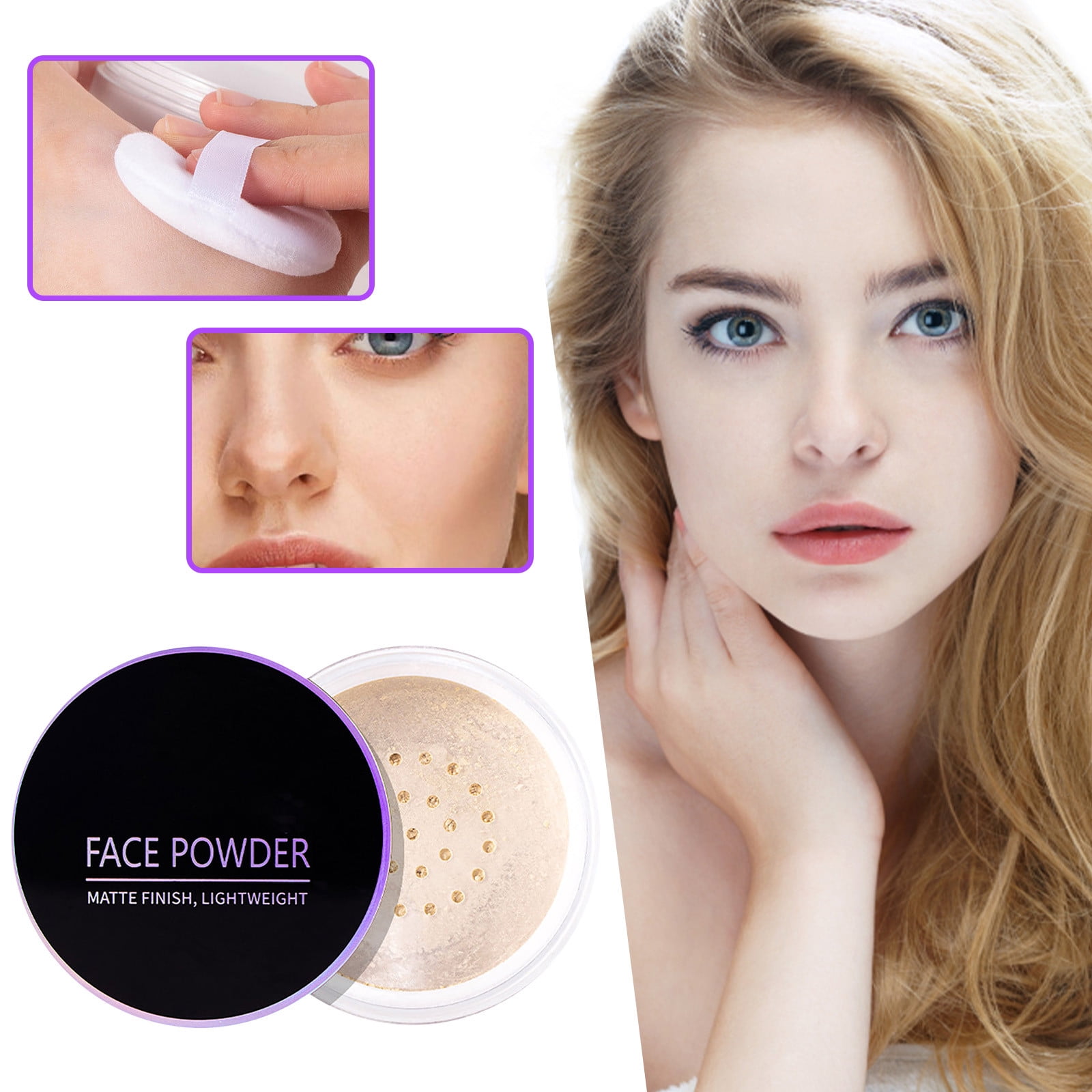 Nourish Makeup Blotting Papers Large Face Brush Rose Fit Foundation 120