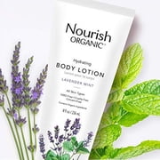 Nourish Organic | Hydrating Body Lotion - Lavender Mint | GMO-Free, Cruelty Free, Organic 8oz