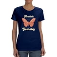 thumbnail image 1 of Nourish Yourself Buttefly Shaped T-Shirt Women -Image by Shutterstock, Female XX-Large, 1 of 4