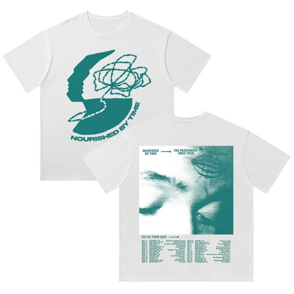 Nourished by Time Tour 2025 Cotton T-shirt Harajuku Short Sleeve Unique Tees Tops