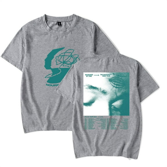 Nourished by Time Tour 2025 Tshirt Women Men Fashion Short Sleeve Casual Tees Tops