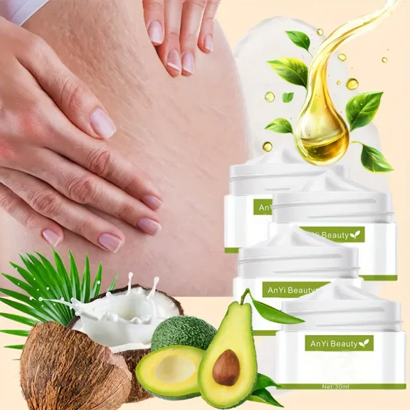 Nourishing Belly Butter Cream, Enriched with Coconut Oil, Shea Butter & Vitamin E Deep Hydration for Smooth, Soft Light Beige Lightweight, Non-Greasy Formula