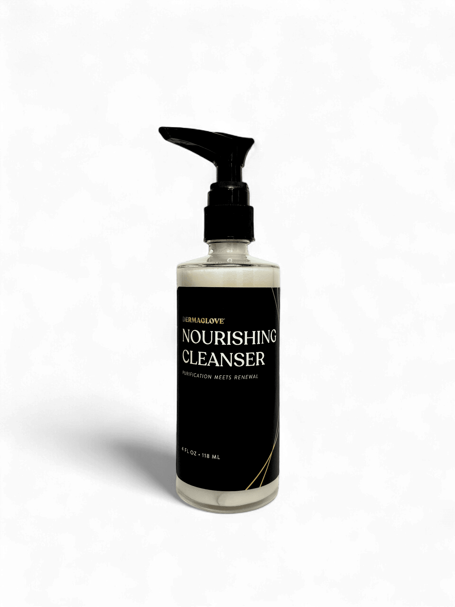Nourishing Cleanser - Gentle Daily Facial Wash with Hyaluronic Acid, Green Tea, Rose Essense & Vitamins A, C, E - 4 Fl Oz (Pack of 1)