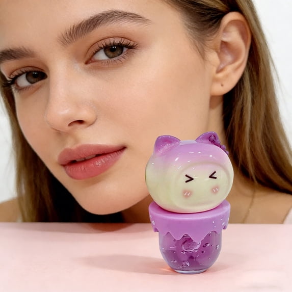 Nourishing Lip Oil Fruit Infused Lip Gloss Hydrating Lip Care Lightweight Non Sticky Glossy Finish