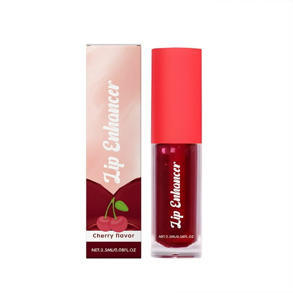 Nourishing Lip Oil,Vitamin C 24-hour Long-lasting Moisturizing for Dry and Cracked Lip,Makeup Lip Care,Ultra-Hydrating,Non-Sticky,Smooth Lips(Cherry 2.5ml/0.08fl.oz)from Biweutydys